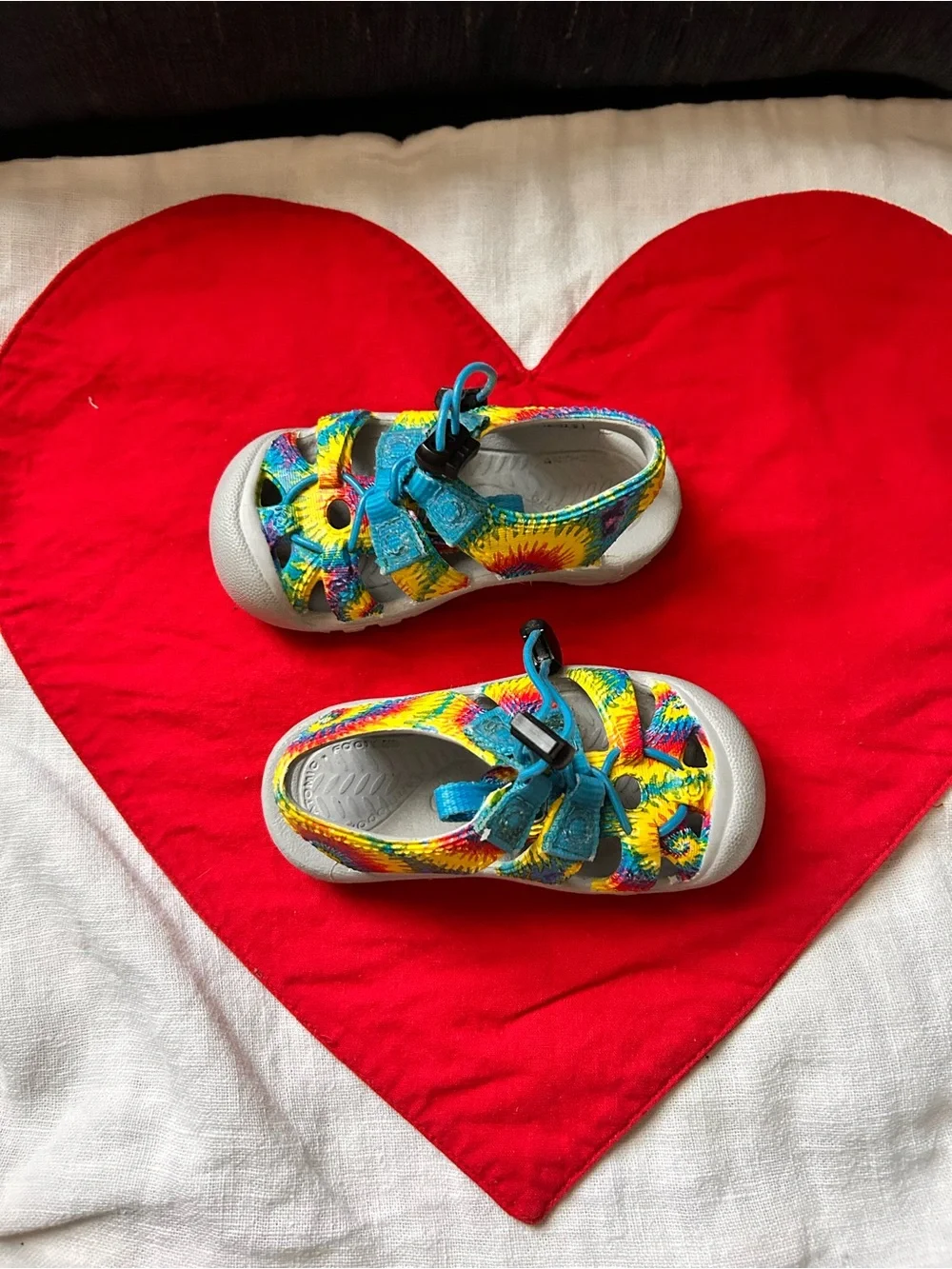 Keen Kids Aqua and White Water Shoes